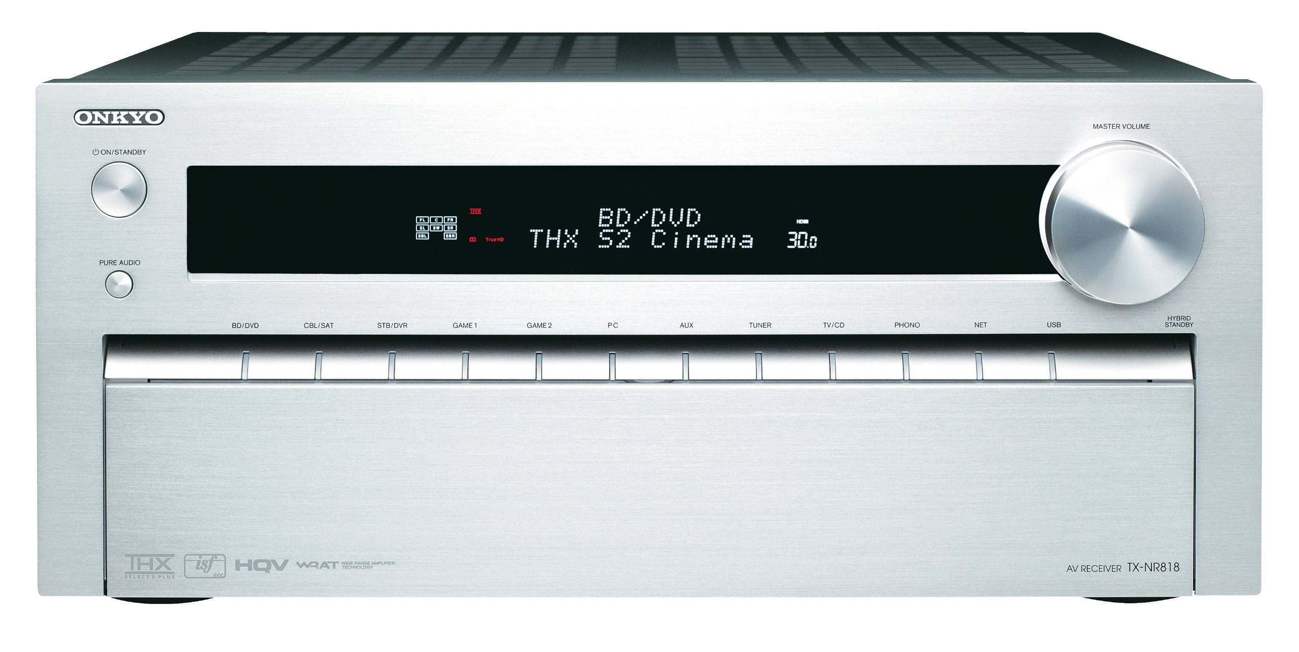 ONKYO TX-NR818 AV receiver - AV receivers (50/60 Hz, AM, FM, 587 x